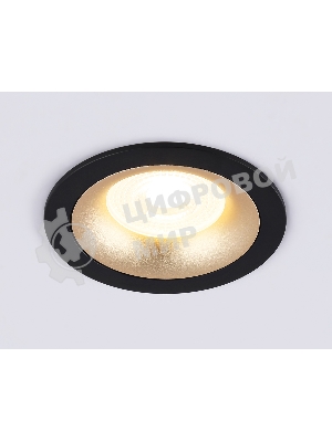 Светильник встраиваемый Ambrella light TN102725 BK/GD черный/золото GU5.3 92*92*23