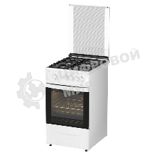 Плита газовая Darina 1D1 GM 241 008 W белый/черный, конфорок 4 шт, духовка 50 л, 50 см x 85 см x 60 см