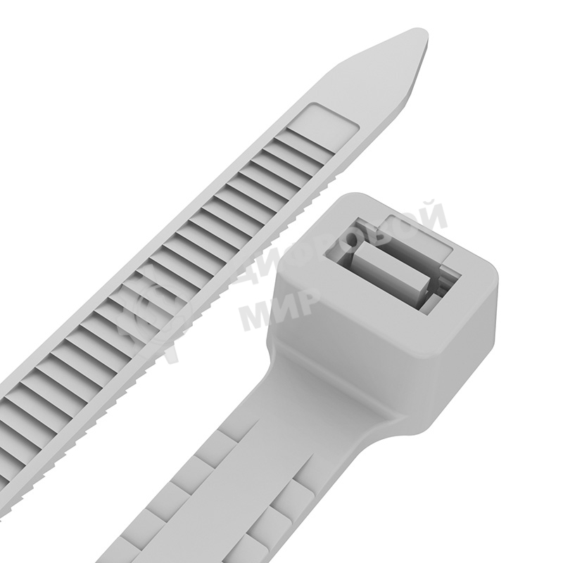 Хомут-стяжкa нейлоновая с тройным замком Rexant 500x7,6 мм, белая, упаковка 100 шт.