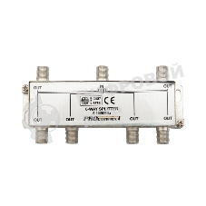 Делитель PROconnect ТВ х 6 под F разъем 5-1000 МГц