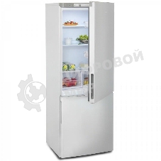 Холодильник Бирюса Б-M6034 металлик двухкамерный 210/85л морозилка снизу