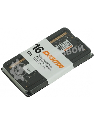 Оперативная память Digma DDR4 16GB 3200MHz DGMAS43200016S RTL PC4-25600 CL22 SO-DIMM 260-pin 1.2В single rank