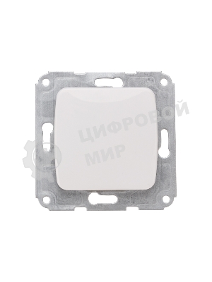 Выключатель м1кл с/у 10А мех. белый Kranz (1/10/120)