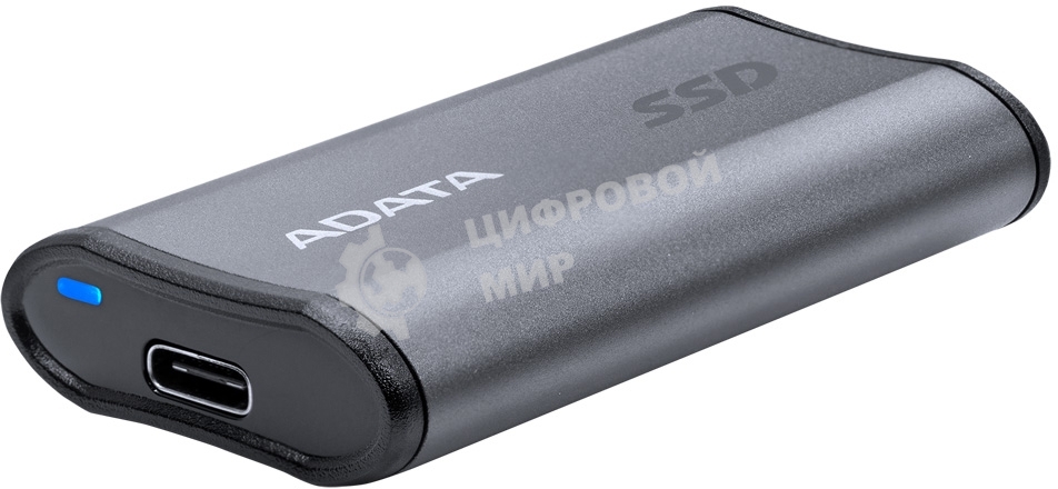 Внешний SSD ADATA Elite SE880, 500 Gb, USB 3.2 Gen 2x2 Type-C, R/W 2000/2000, серый