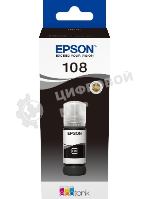 Контейнер с черными чернилами Epson C13T09C14A