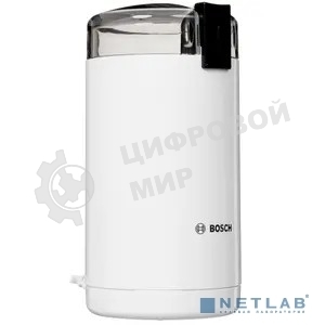 Кофемолка Bosch TSM6A011W 180Вт сист.помол.:ротац.нож вместим.:75гр белый