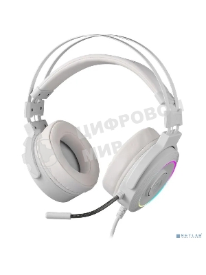 Гарнитура Redragon Lamia 2 белый, проводная, USB, подсветка