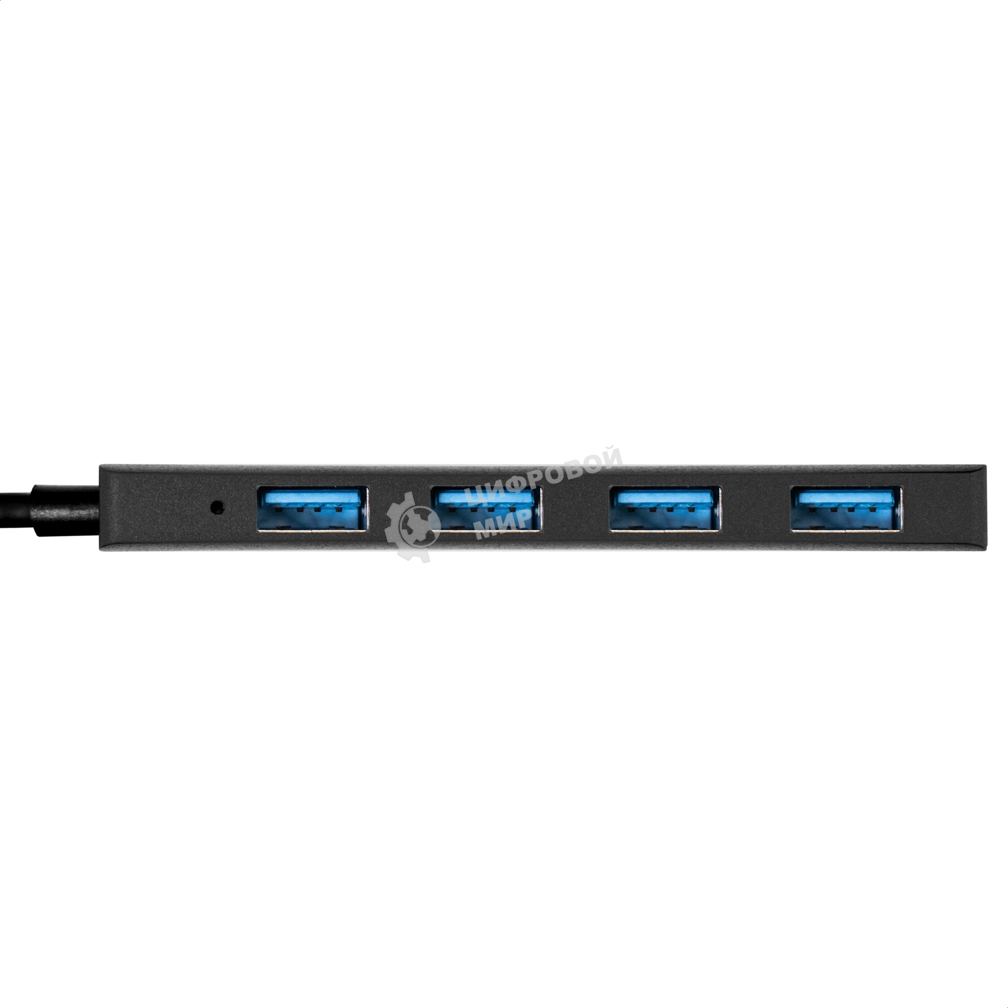 USB-концентратор 4-в-1 ExeGate DUB-4P/3 (кабель-адаптер USB3.0 --> 4xUSB3.0, Plug&Play, черный)