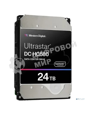 Жесткий диск WD SATA-III 24TB WUH722424ALE6L4 Server Ultrastar DC HC580 (7200rpm) 512Mb 3.5
