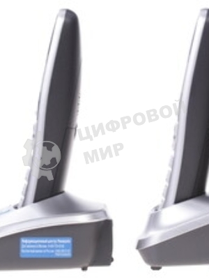 Телефон беспроводной (DECT) Panasonic KX-TG2512RUS (серебристый) Доп трубка в комплекте,АОН, Caller ID,спикерфон на трубке,полифония