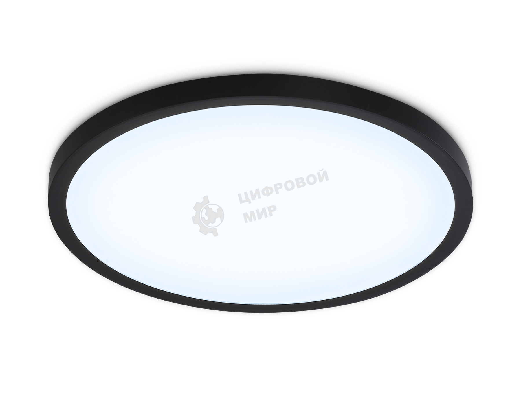 Светильник светодиодный ультратонкий Ambrella light FZ1961 BK черный IP54 40W 5000K D470*15 (Без ПДУ)
