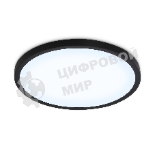 Светильник светодиодный ультратонкий Ambrella light FZ1961 BK черный IP54 40W 5000K D470*15 (Без ПДУ)