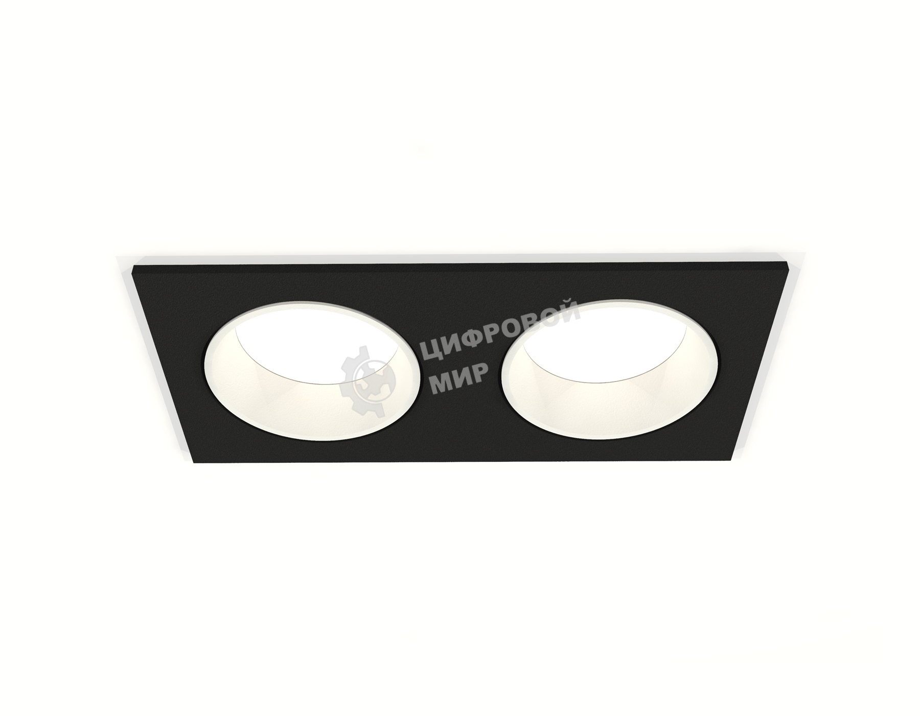 Комплект встраиваемого светильника Ambrella light XC6526001 SBK/SWH черный песок/белый песок MR16 GU5.3 (C6526, N6110)