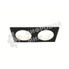 Комплект встраиваемого светильника Ambrella light XC6526001 SBK/SWH черный песок/белый песок MR16 GU5.3 (C6526, N6110)