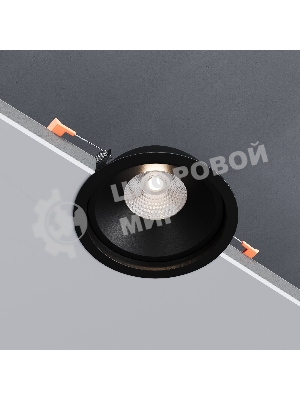 Встраиваемый светодиодный светильник 25083/LED 6W 4200K чёрный