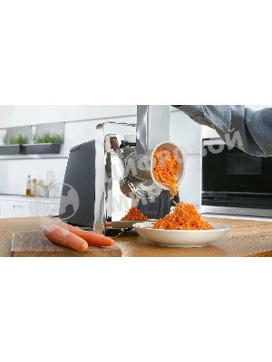 Мясорубка электрическая Bosch MFW67440 черный, 2000 Вт, 3.5 кг/мин, реверс, защита от перегрузки, насадки - 4