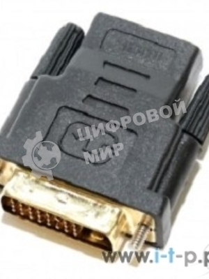 Переходник 5bites Переходник DH1803G DVI (24+1) M / HDMI F, зол.разъемы