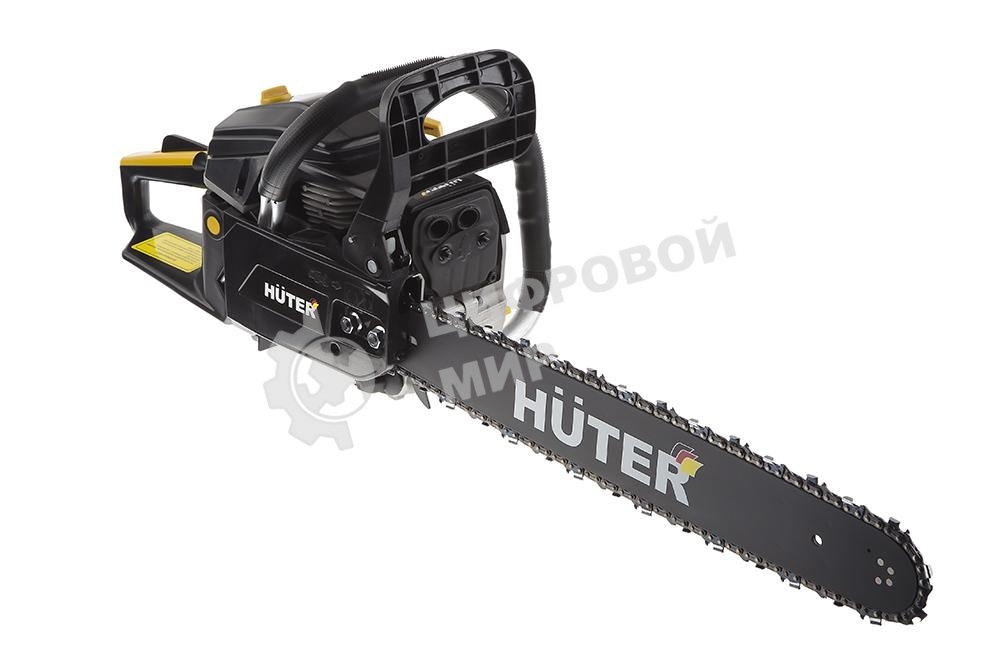 Бензопила Huter BS-62 70/6/6 2,2 кВт, 62 см3, бак 0,55 л, антивиб. система, шина 50см/20