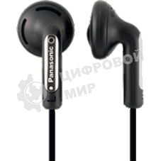 Наушники вкладыши Panasonic RP-HV094GU-K черный проводные (в ушной раковине)