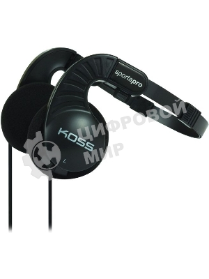 Проводные наушники Koss Sporta Pro черный, накладные, Jack 3.5 мм, складная конструкция