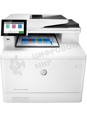 МФУ лазерное HP Color LaserJet Pro M480f (3QA55A), A4, цветной, печ. до 27 стр/мин., скан. до 29 стр/мин. (ч/б) 20 стр/мин. (цвет), 600 x 600 dpi, USB, RJ-45, Air Print, Mopria