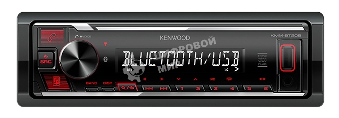 Автомагнитола Kenwood KMM-BT208 1DIN 4x50Вт