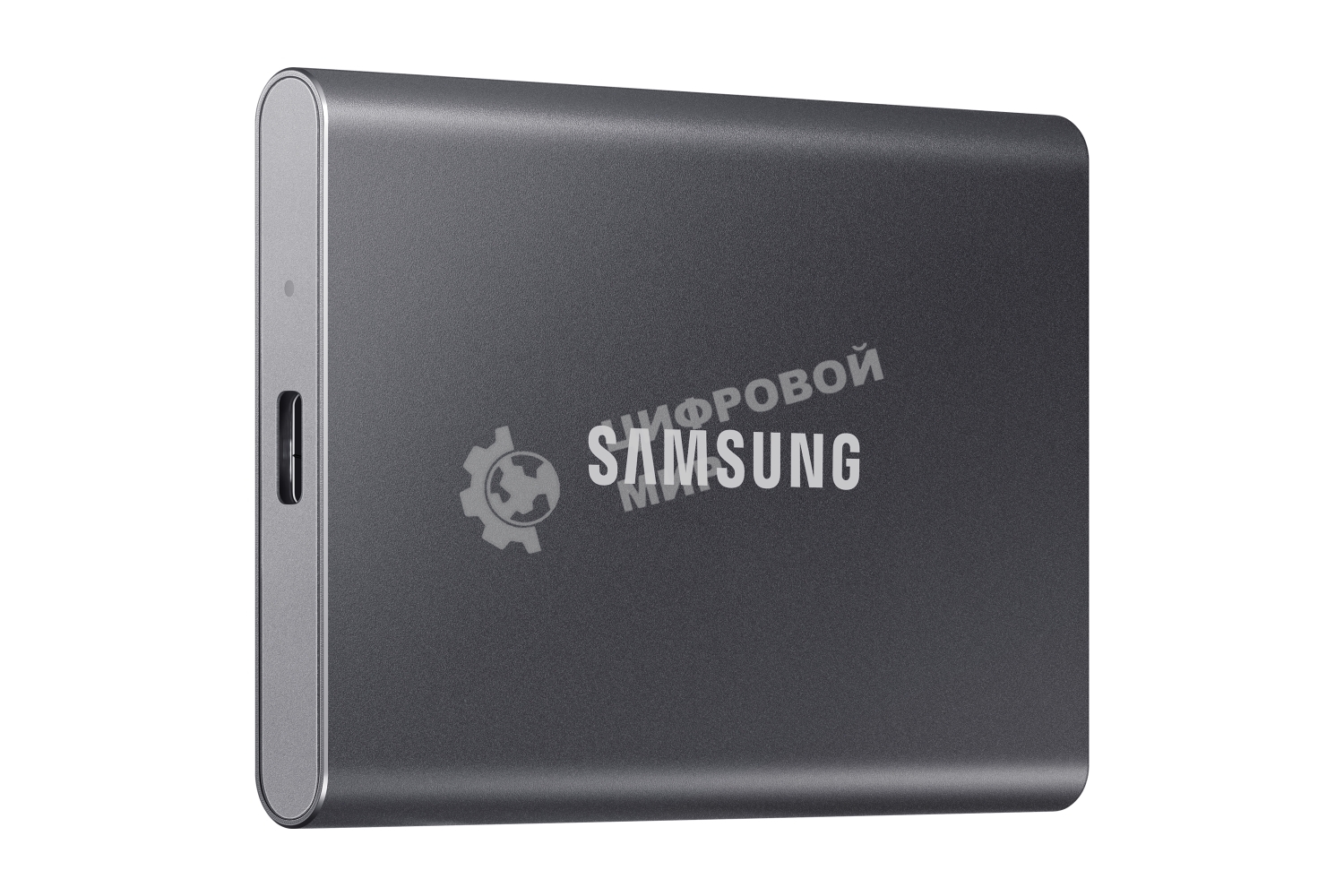 Внешний SSD Samsung T7, 2TB, USB 3.2 Gen 2 Type-C, R/W 1050/1000, титан