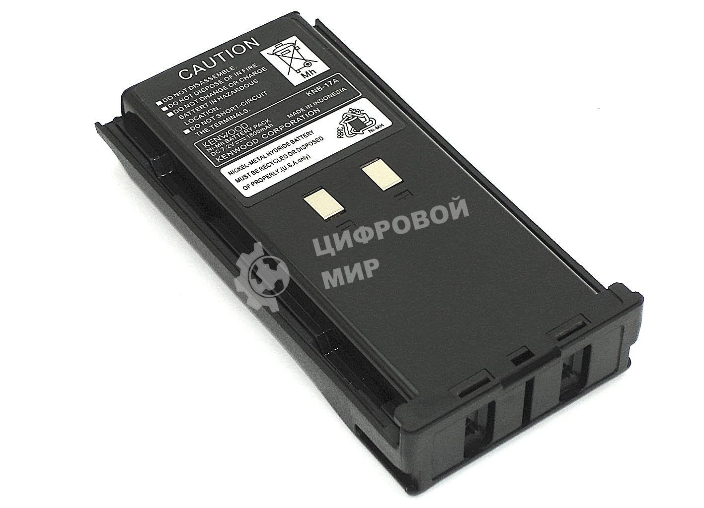 Аккумулятор для Kenwood TK-480 TK-380 TK-280 (KNB-17) Ni-MH 7,2V 1800mAh