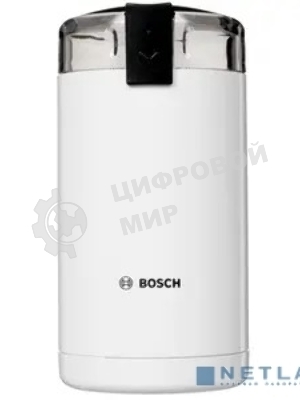 Кофемолка Bosch TSM6A011W 180Вт сист.помол.:ротац.нож вместим.:75гр белый