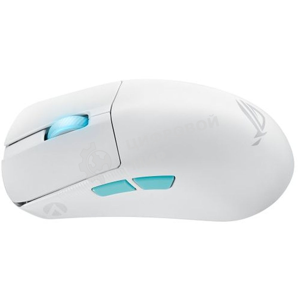 Мышь беспроводная/проводная ASUS ROG Harpe Ace Aim Lab Edition белый, 36000 dpi, радиоканал, Bluetooth, USB, кнопки - 5