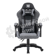Кресло игровое Defender STRIDER черный/серый, PU
