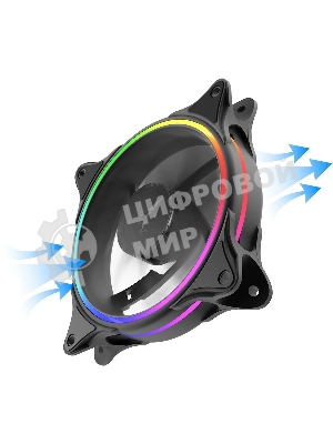 Вентилятор для корпуса Bloody CF-15 ARGB 120х120x25 черный 4-pin 30дБ (CF-15-ARGB120-BK) Ret