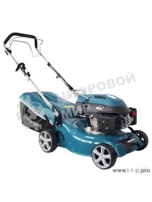 Бензиновая газонокосилка HYUNDAI L 4310S двигатель HYUNDAI ICV150,4-х такт, 3,5 л.с./149 см3, 43 см, 225-75 мм, 32 кг