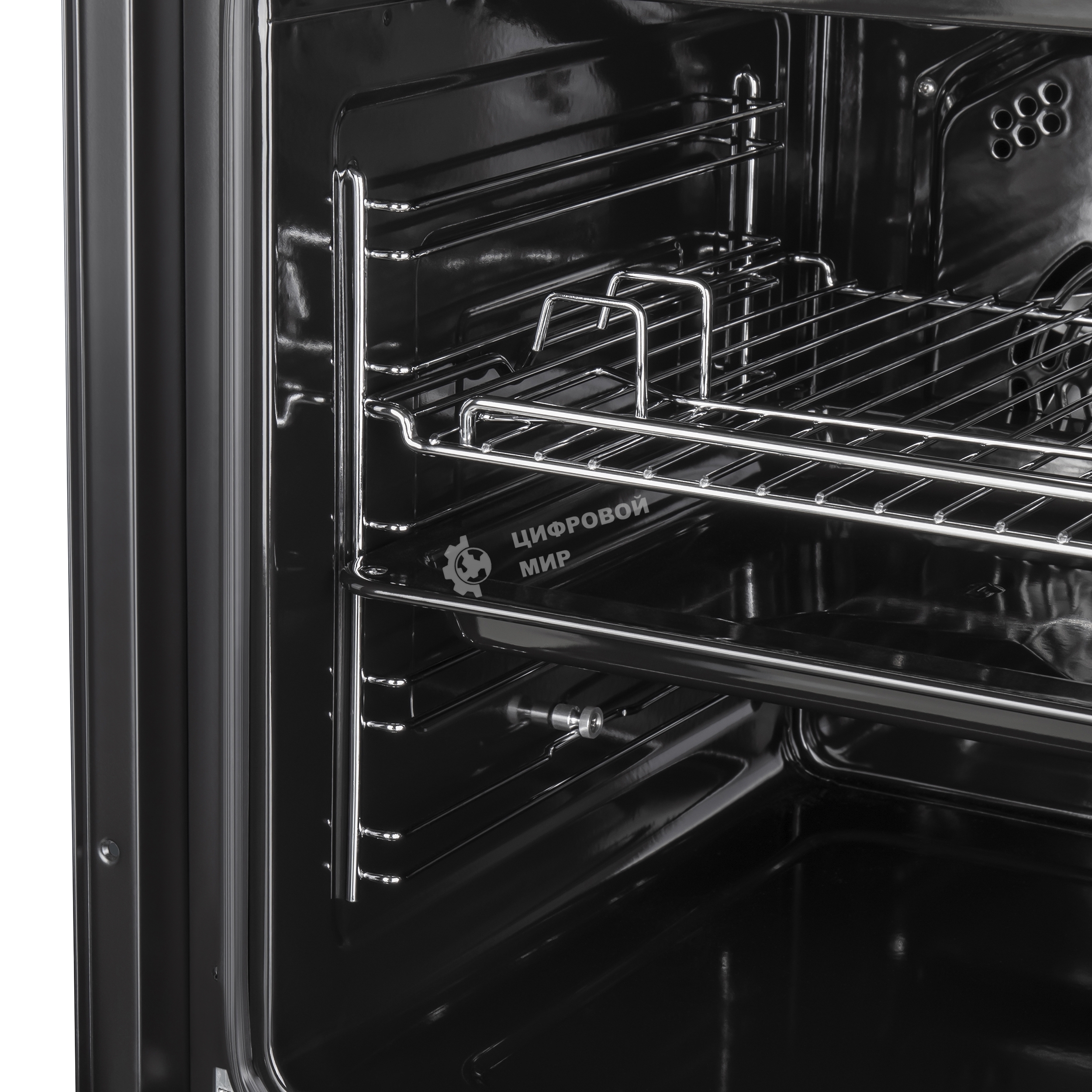 Шкаф духовой электрический Maunfeld EOEC516BG, встраиваемый, 51л, дверца с 2 стеклами, бежевый