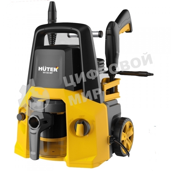 Минимойка-пылесос Huter W150-MF желтый/черный, 1700 Вт, 365 л/ч, 8 м
