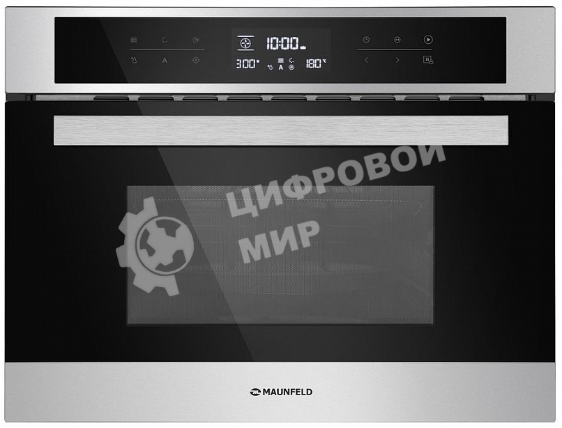 Шкаф духовой электрический с функцией СВЧ Maunfeld MCMO.44.9S, встраиваемый