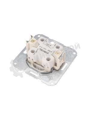 Выключатель м1кл с/у 10А мех. белый Kranz (1/10/120)