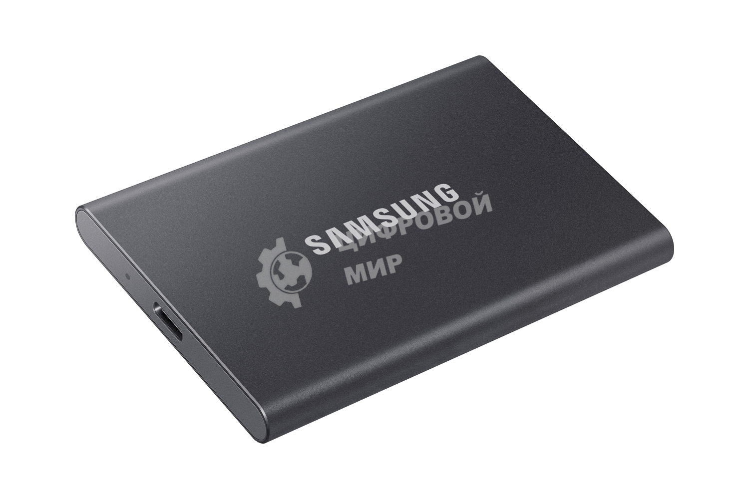 Внешний SSD Samsung T7, 2TB, USB 3.2 Gen 2 Type-C, R/W 1050/1000, титан