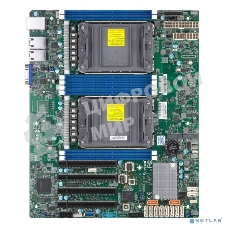 Материнская плата серверная Supermicro X12DPL-I6-B, сокет LGA4189, Intel C621A, DDR4 ECC, 8xDDR4, 4xPCIe 4.0 x16, 2xM.2, SATA, 2xRJ-45, ASPEED AST2600, ATX