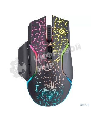 Мышь беспроводная Defender Oneshot GM-067 черный, 3200 dpi, радиоканал, USB, кнопки - 7