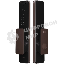 Умный замок Aqara ML-D01D врезной разбл.отпеч.паль./код/пар/NFC/прил/мех.кл 5000mAh бронзовый/черный