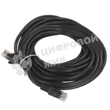 Патч-корд медный UTP Cablexpert PP10-7.5M/BK cat.5e, 7.5м, литой, многожильный, черный