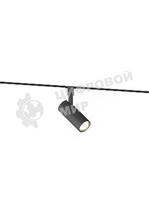 Трековый светильник GL2301 BK черный IP20 6W 3CCT 3000/4200/6400K 48V D35*80