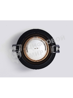 Светильник встраиваемый Ambrella light TN102725 BK/GD черный/золото GU5.3 92*92*23
