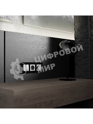 Выключатель трехклавишный (серебряный матовый)