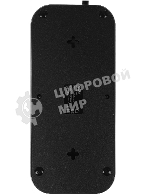 Сетевой фильтр Powercom SP-08 USB03AB 3,0 m 3.0м, 8 розеток, черный, коробка