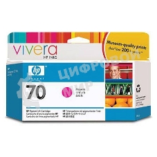 Картридж струйный HP №70 C9453A пурпурный для HP DJ Z2100/Z3100 (130мл)