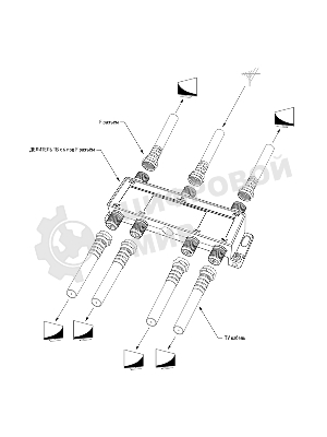 Делитель PROconnect ТВ х 6 под F разъем 5-1000 МГц