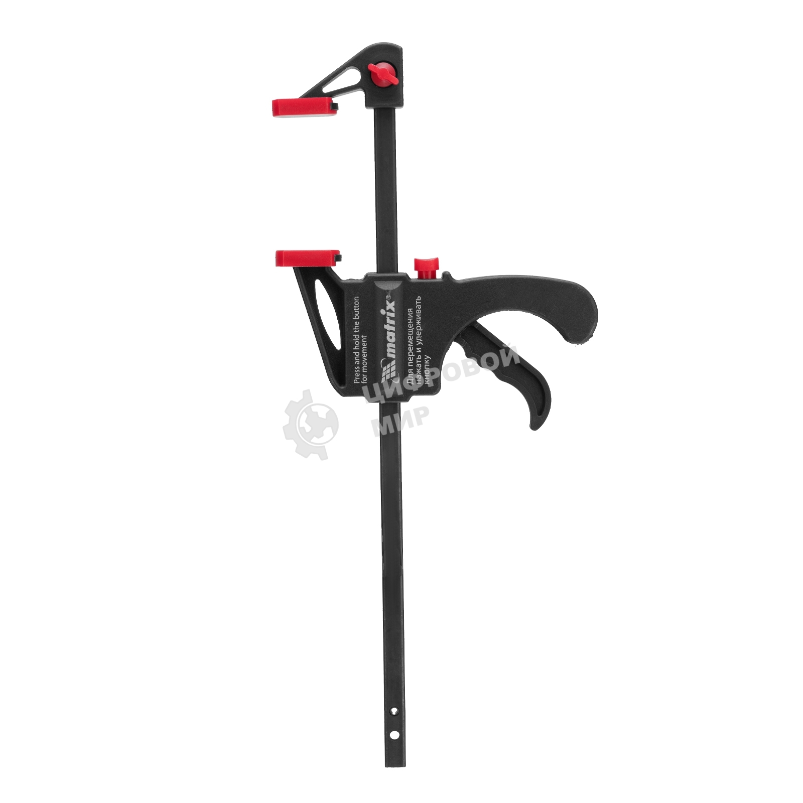 Струбцина универсальная Matrix, быстрозажимная, F-образная, 200 х 315 х 45 мм, пластиковый корпус