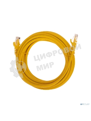 Патч-корд U/UTP Rexant cat.6, RJ45-RJ45, неэкранированный, 26AWG, LSZH, желтый, 5 м